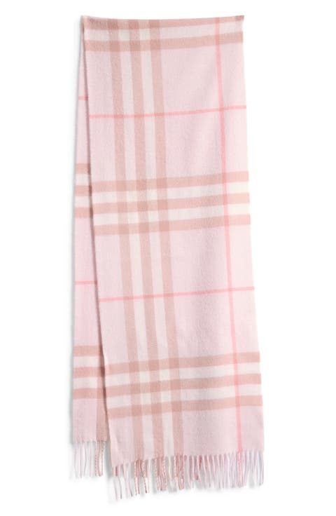 Giant Icon Check Cashmere Scarf