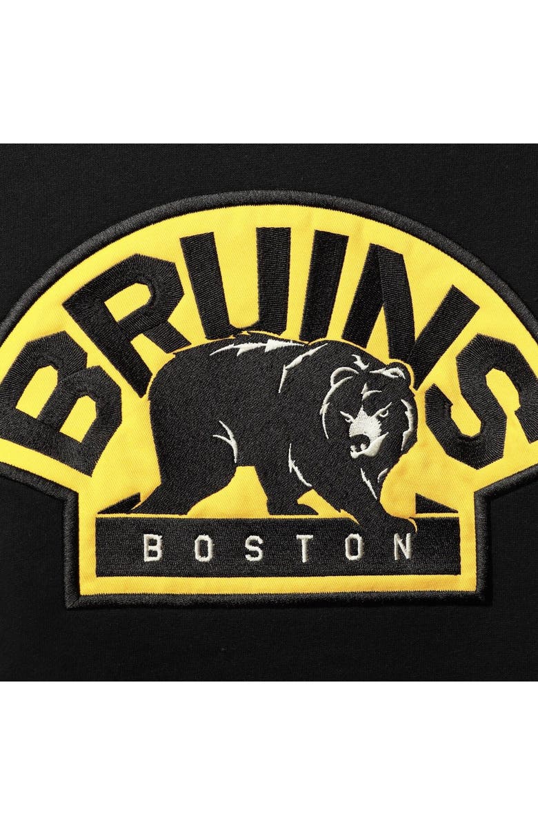 '47 Men's '47 Black Boston Bruins Superior Lacer Pullover Hoodie, Alternate, color, 