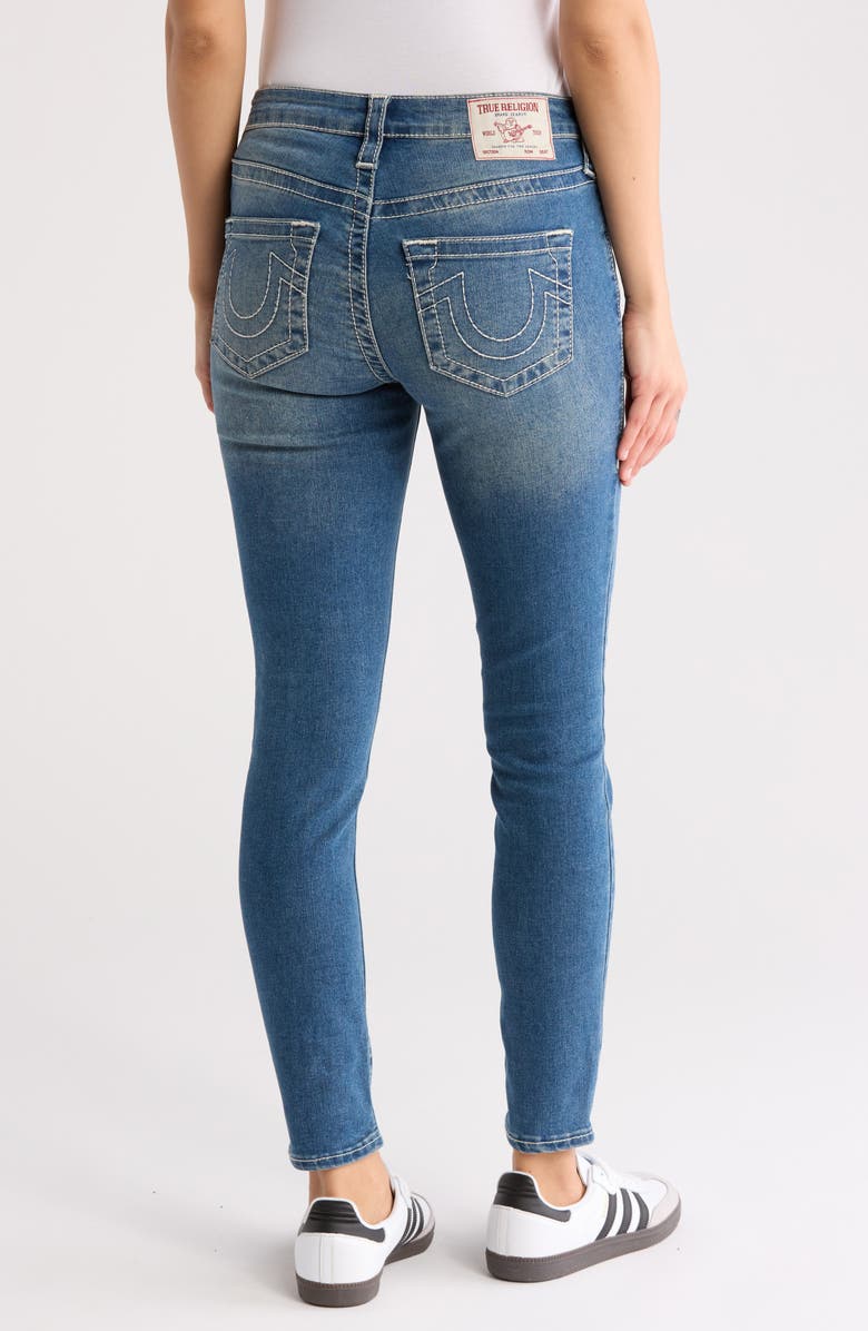 True Religion Jennie Big T Mid Rise Skinny Leg Jeans, Alternate, color, 