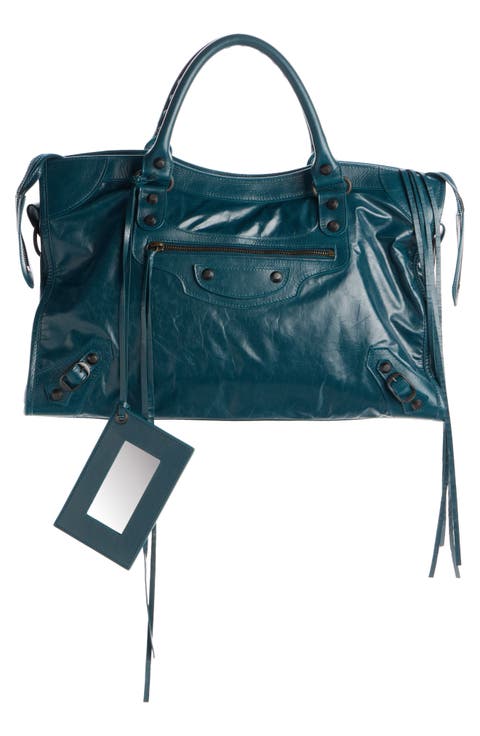 Medium Le City Leather Satchel