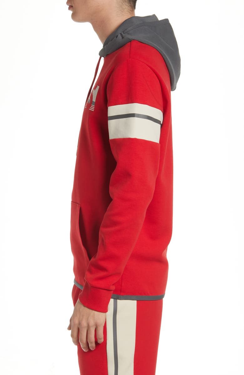 BOSS Men's Logo Hoodie, Alternate, color, 