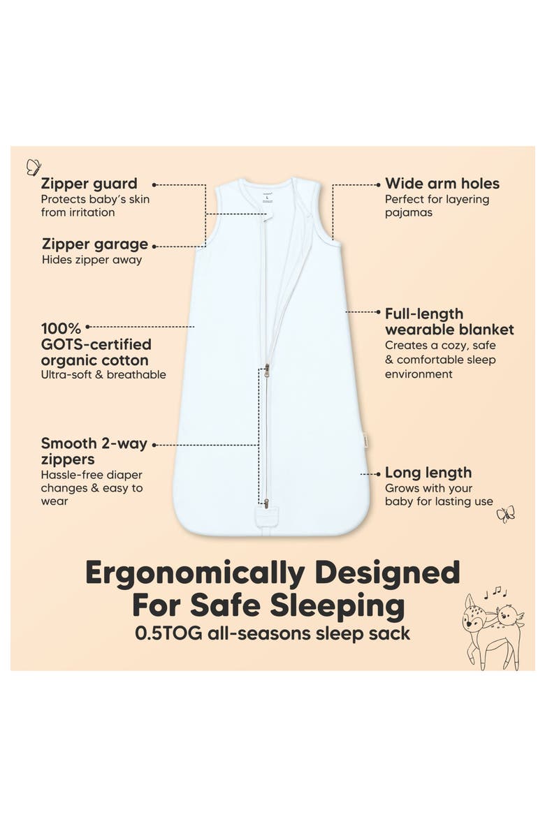 2-Pack Snooze Sleep Sacks, Alternate, color, Glacier