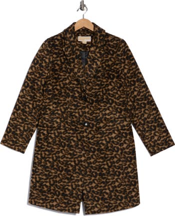 Single Breasted Wool Blend Coat