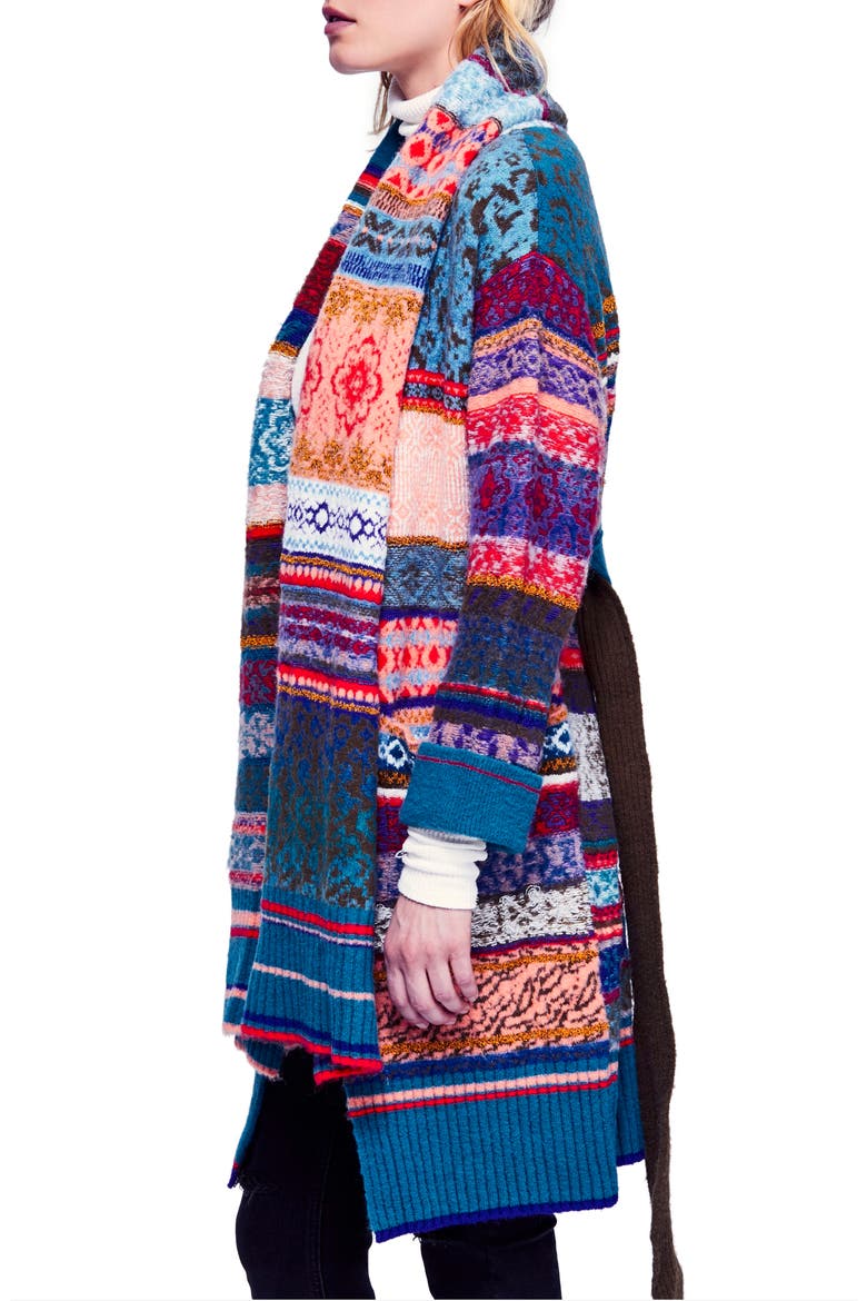 Fantasia Fair Isle Cardigan, Alternate, color, ASSORT
