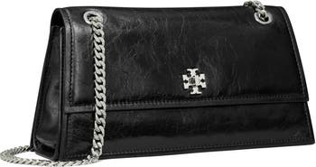 Kira Turnlock Leather Convertible Shoulder Bag