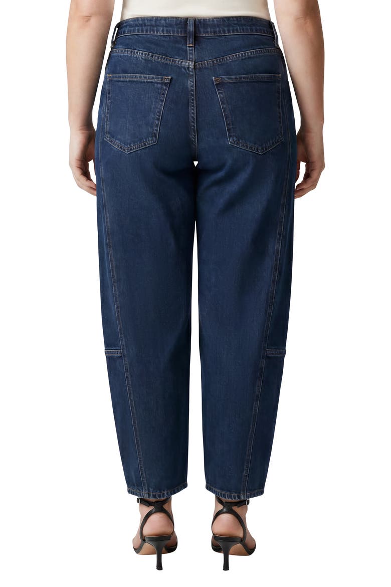 Slim Barrel High Waist Ankle Jeans, Alternate, color, RADIANT