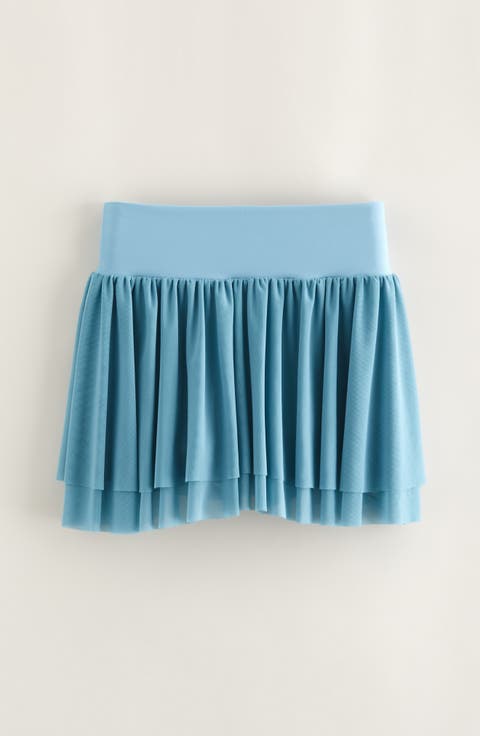 Kids' Baseline Layered Mesh Skort (Little Kid & Big Kid)