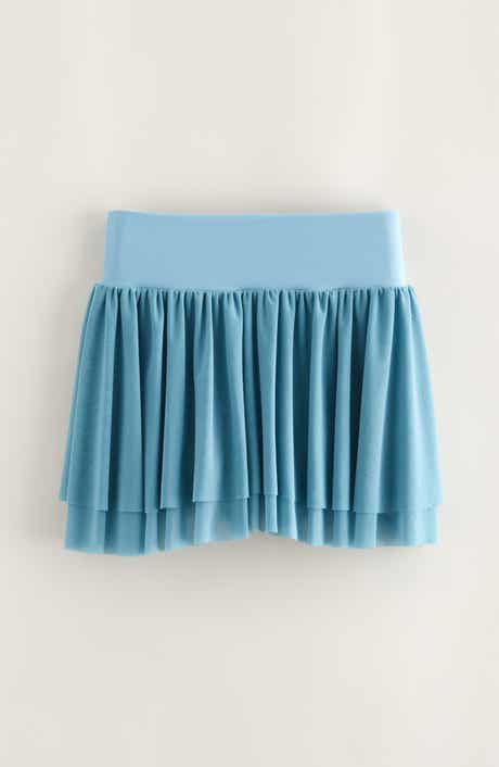 Kids' Baseline Layered Mesh Skort