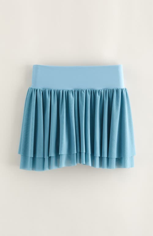 Shop Recess X Zella X Recess Kids' Baseline Layered Mesh Skort