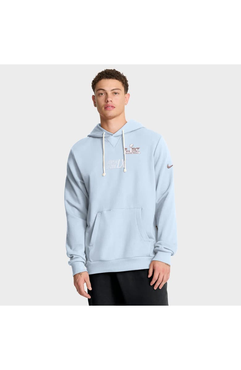 Nike Men's Nike  Light Blue Super Bowl LX Dri-FIT Hoodie, Main, color, Light Blue