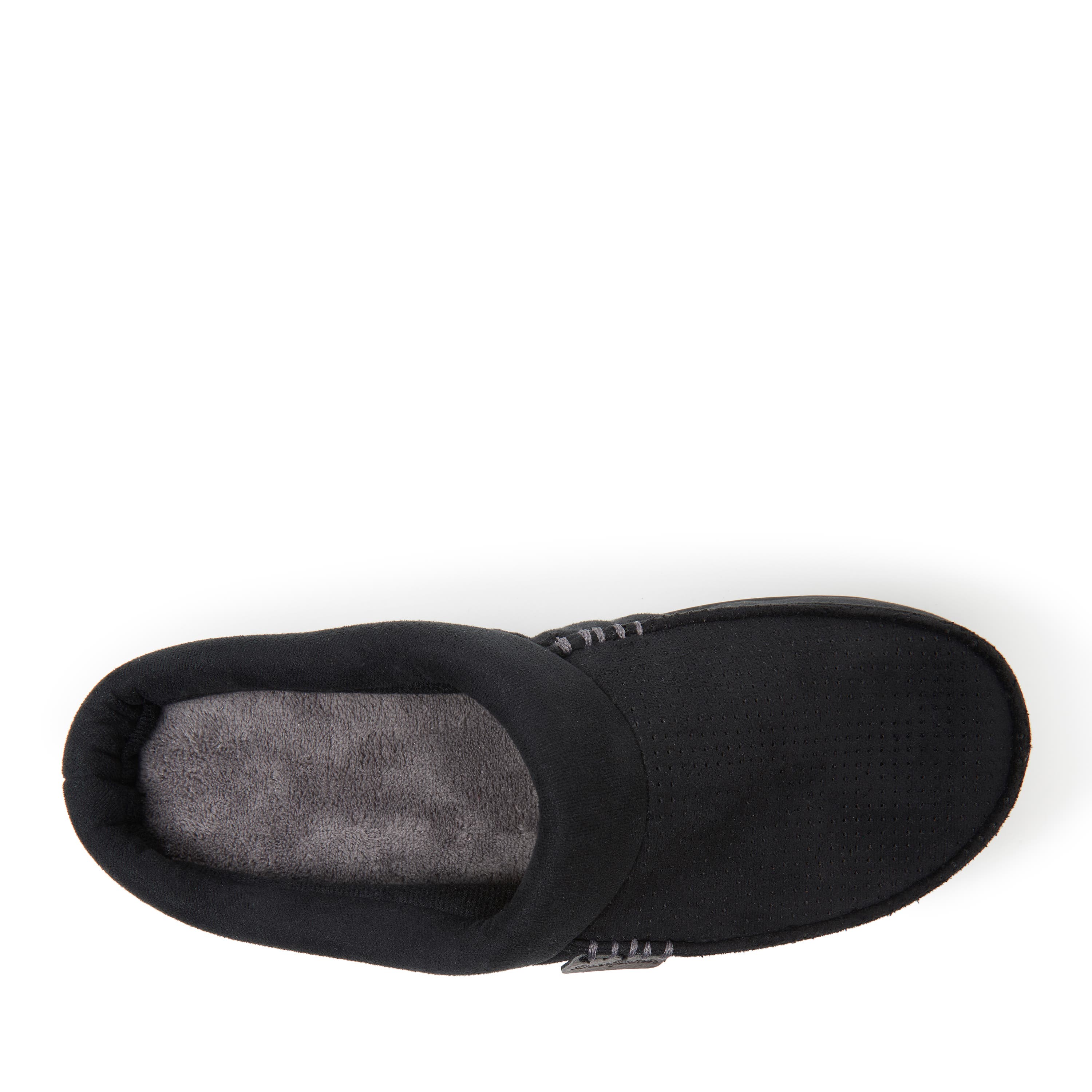 DEARFOAMS Brendan Perforated Moccasin Toe Clog Slipper, Alternate, color, 