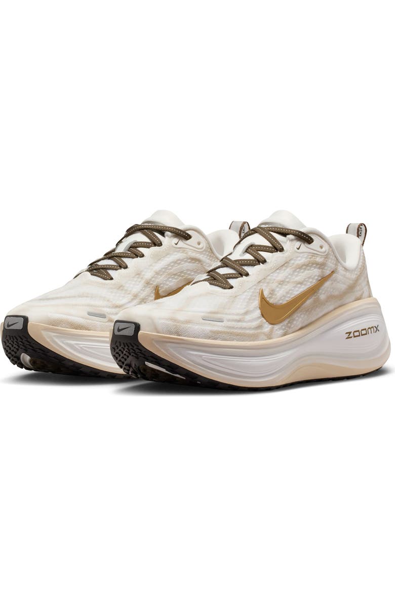 Nike Vomero Plus Running Shoe, Main, color, Summit White/Metallic Gold