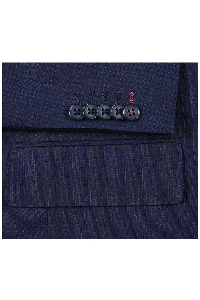 Notched Lapel Two-Piece Suit, Alternate, color, NAVY