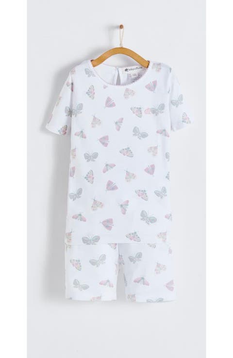 Premium Peruvian Pima Cotton Lisa Short Tee & Pants Pajama Set for Toddler