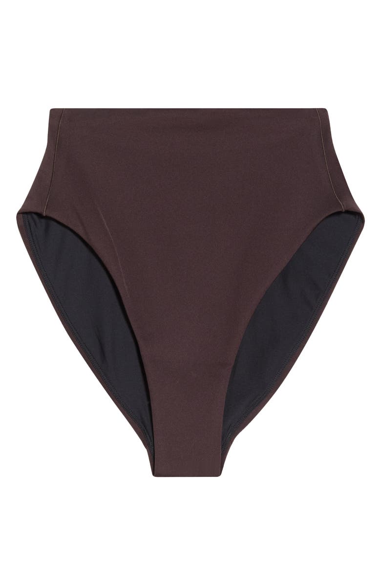 LEFT ON FRIDAY Hi Hi High Waist Bikini Bottoms, Main, color, Cold Brew