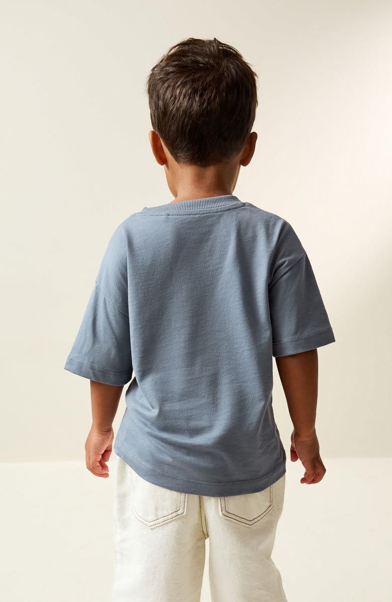 NEXT Kids' Daddy's Best Buddy Cotton Graphic T-Shirt, Alternate, color, Blue