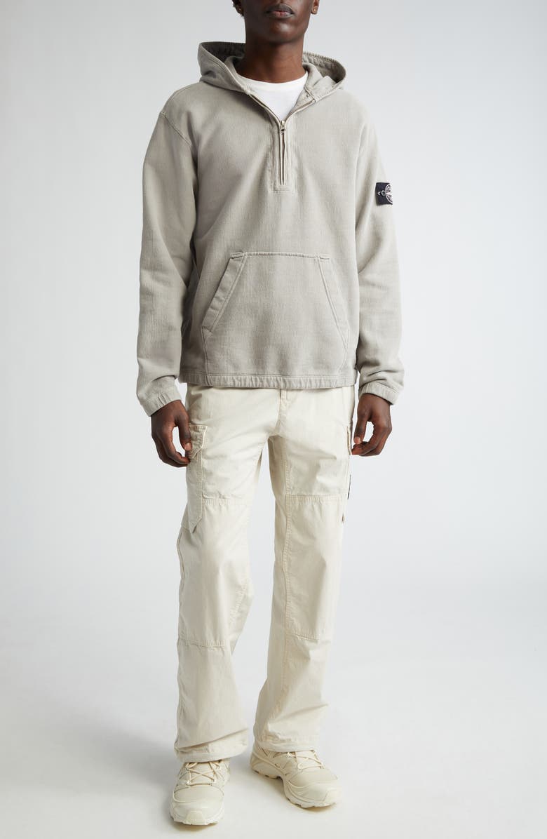 Stone Island Felpa Half Zip Hoodie, Alternate, color,