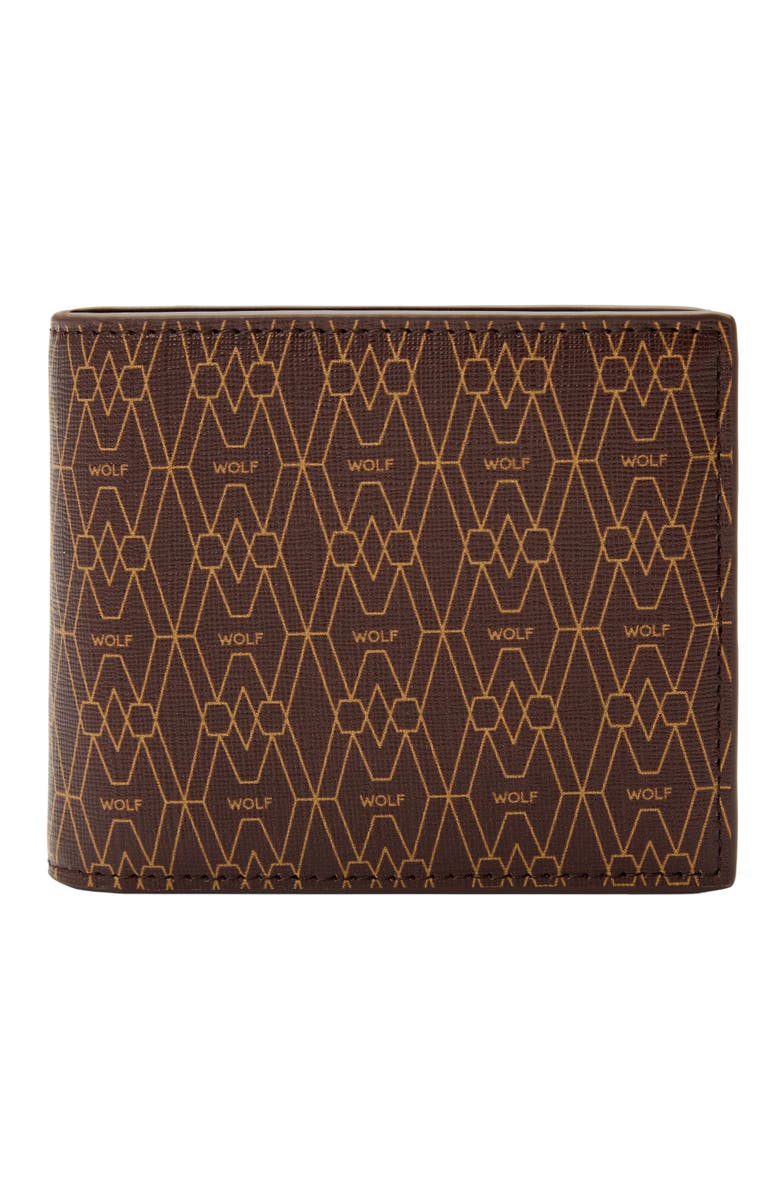 WOLF Signature Billfold and Coin, Main, color, Brown