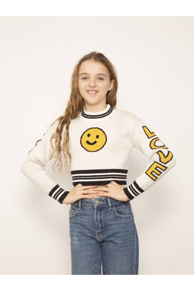 Ava Love Smile Crew, Main, color, IVORY