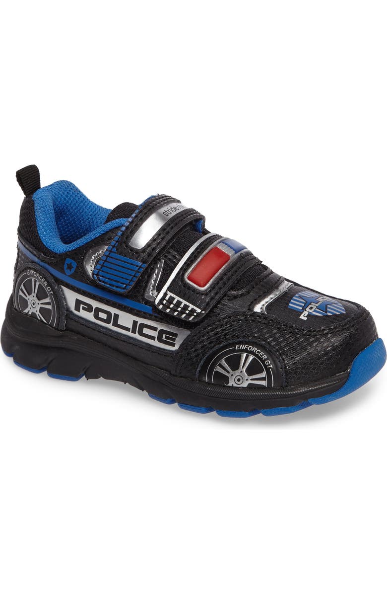 Stride Rite Vroomz Light-Up Police Car Sneaker, Main, color,