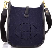 Pre-Owned Hermes Evelyne Bag Gen III Felt TPM