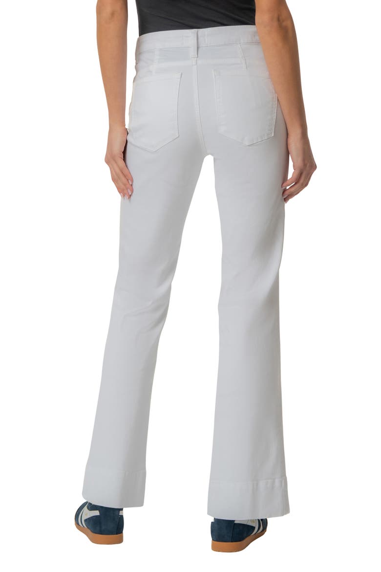 Stella Fab Ab High Waist Flare Jeans, Alternate, color, OPTIC WHITE