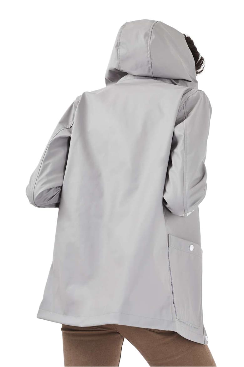 Maisie Rain Jacket, Alternate, color, GREY MULTI