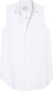Frank & Eileen Finley Sleeveless Linen Button-Up Shirt