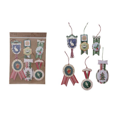 Artisan Medal Paper Gift Tags, Set of 6
