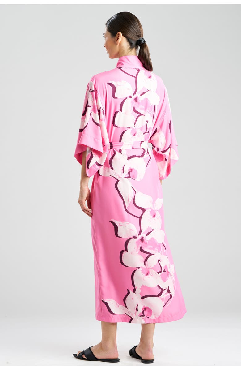 Natori Orchida Robe, Alternate, color, Tulip