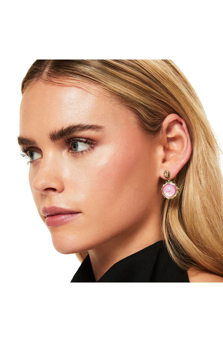 Kurt Geiger London Eagle Crystal Drop Earrings, Alternate, color,