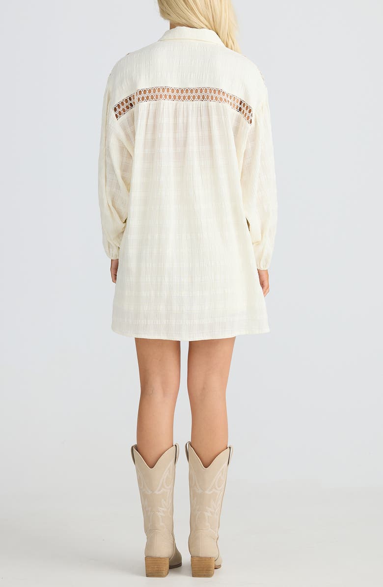 Talisman the Label Leilani Cutout Shirt, Alternate, color, Off White