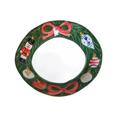Christmas Serving Platter, Round