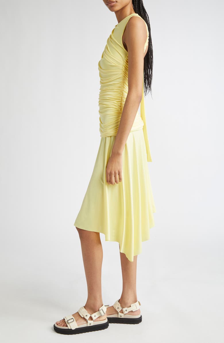 Siedrés Nuina Ruched Open Back Jersey Midi Dress, Alternate, color, 