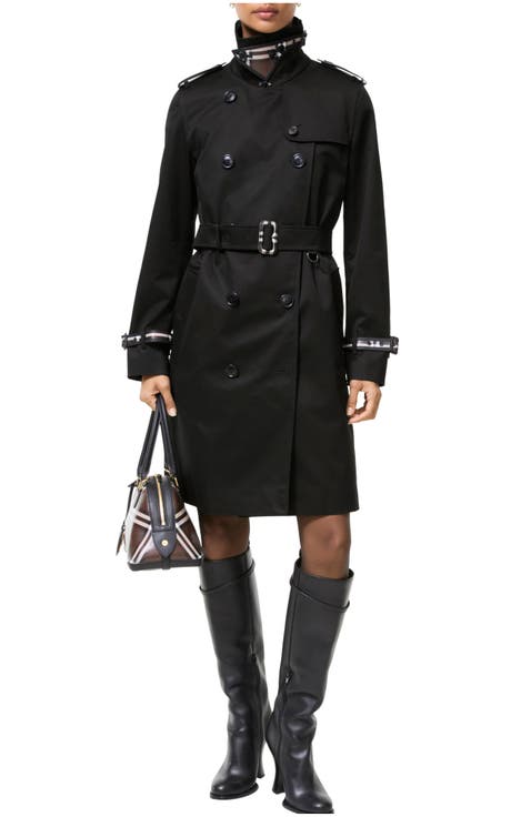 Mid-length Gabardine Kensington Trench Coat