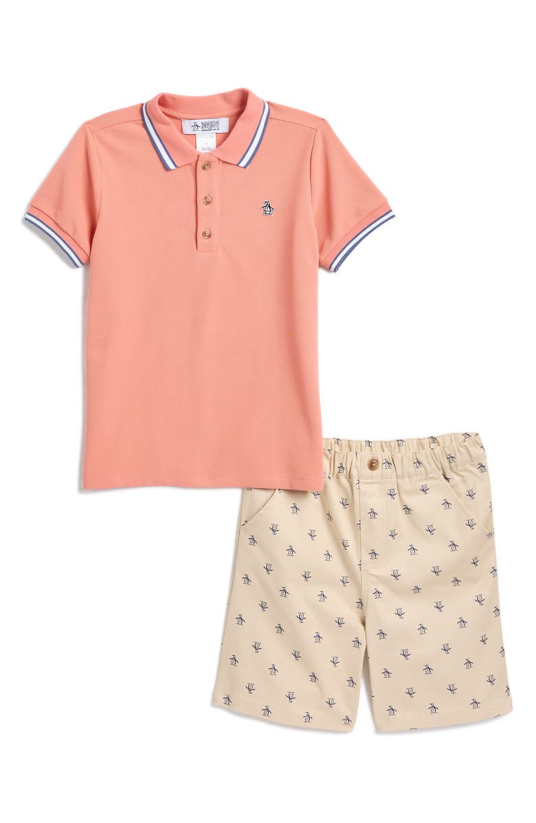 Original Penguin Kids' Polo & Shorts Set, Main, color, 