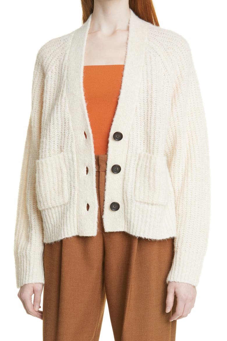 Cleveland Button Cardigan, Main, color, NATURAL NAT