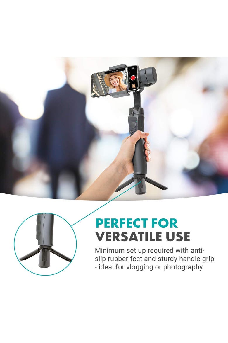 TR-1 Compact Mini Tabletop Tripod/Hand Grip, Alternate, color, Black
