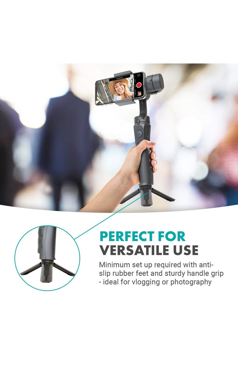 MOVO TR-1 Compact Mini Tabletop Tripod/Hand Grip, Alternate, color, Black