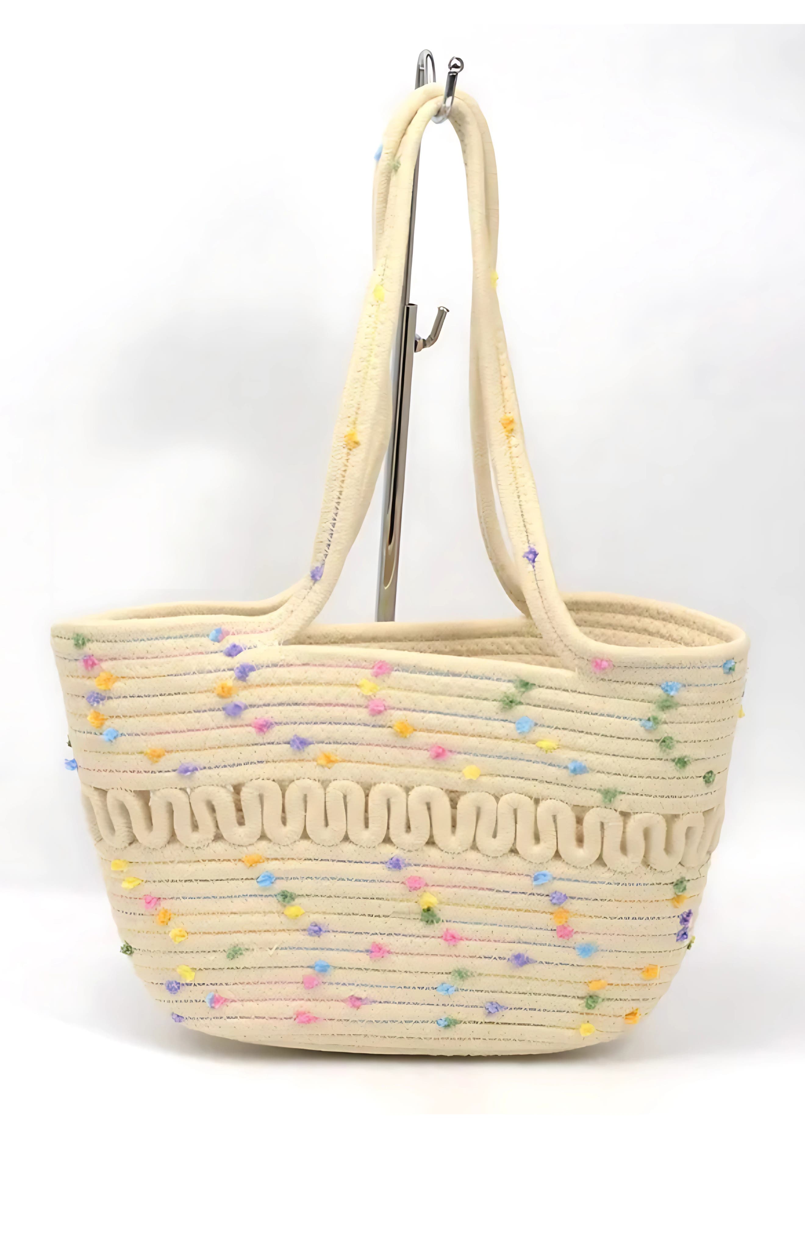 MacRae & Co. Rope Woven Tote Bag, Alternate, color, 