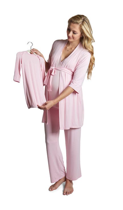 売れ筋商品|||エベリーグレイ カットソー トップス レディース Maternity Analise 3-Piece /Nursing Sleep Set Black Analise 3-Piece Black – Everly Grey