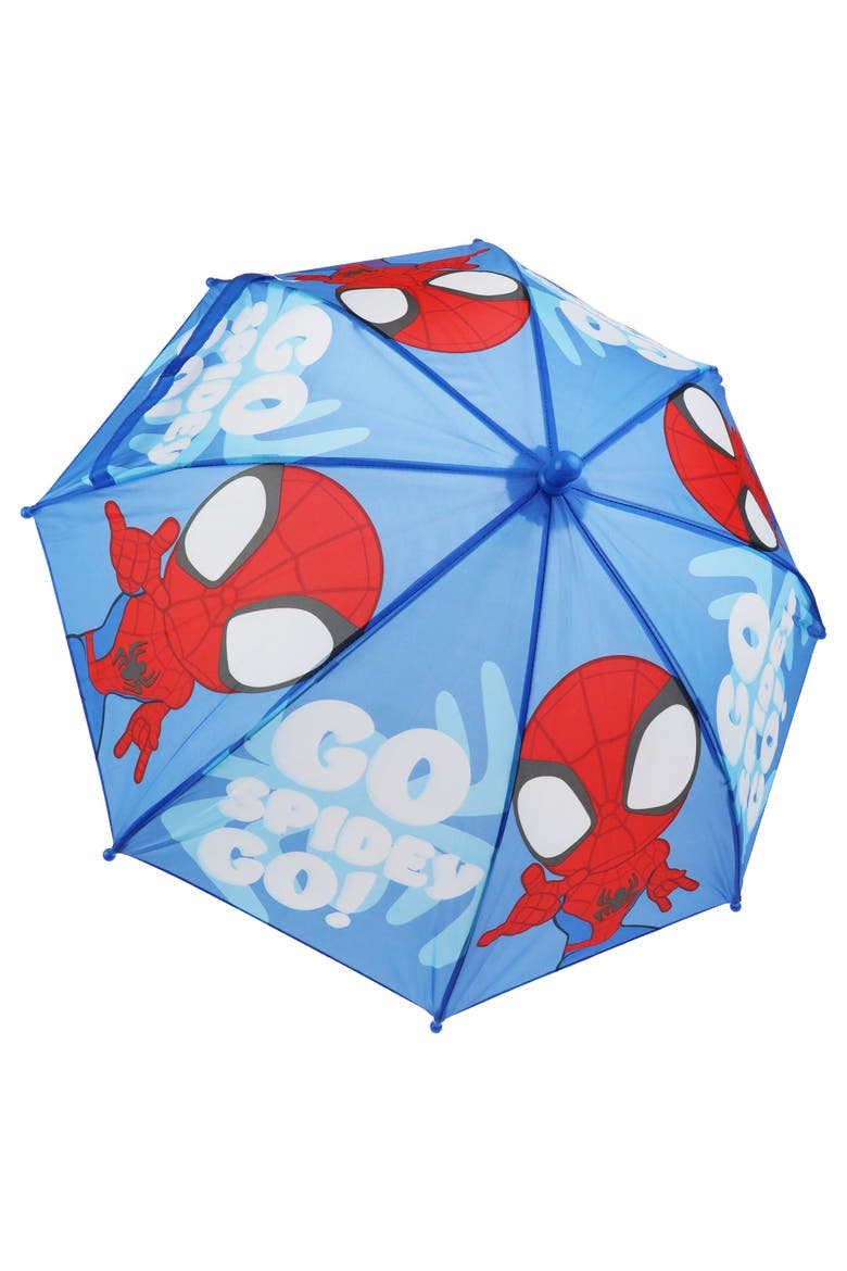 Spider-Man Go Spidey Go Kids Umbrella, Alternate, color, RED