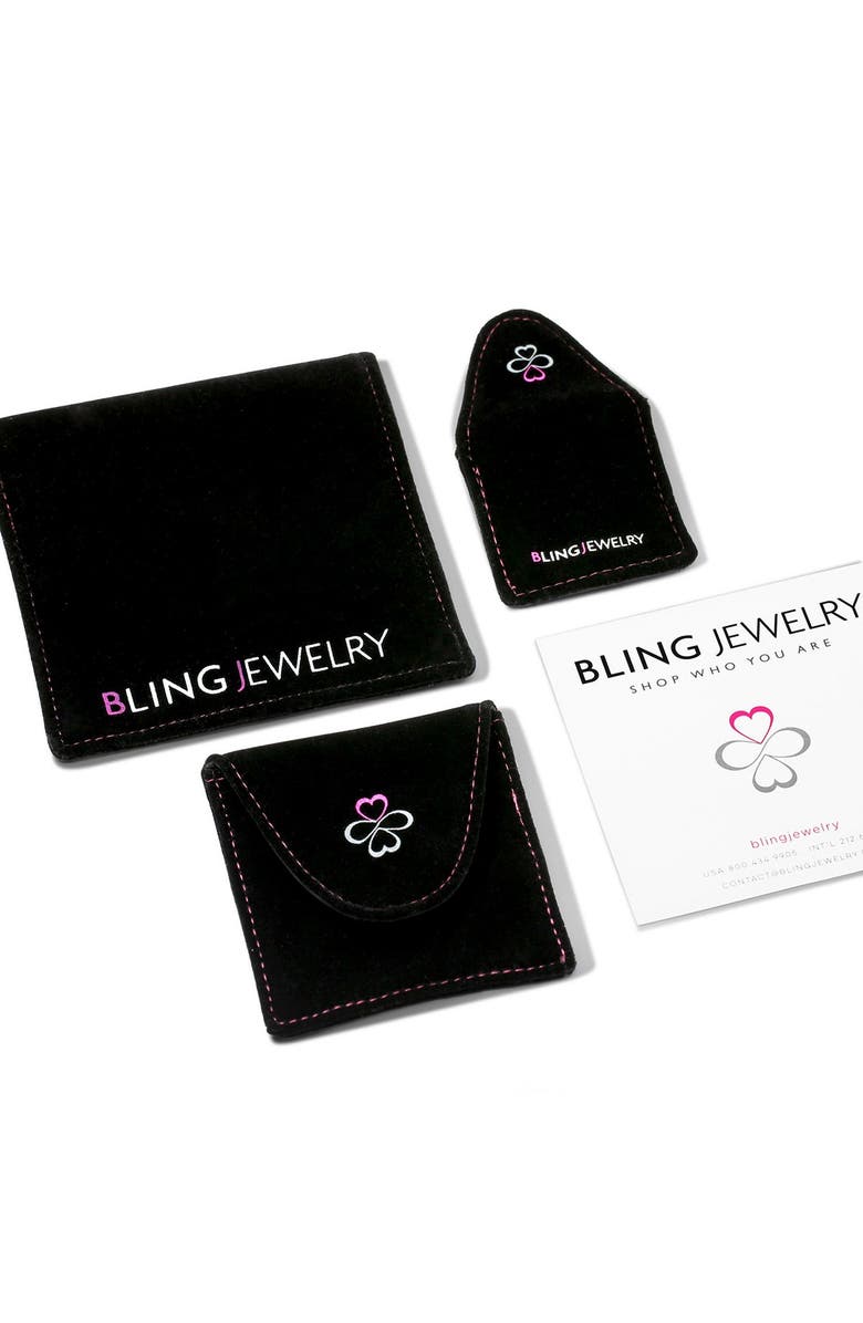 BLING JEWELRY Sterling Silver Cross Drop Huggie Hoop Earrings, Alternate, color, 