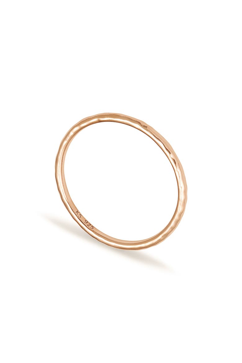 Larissa 18K Gold Vermeil Band Ring, Main, color, ROSE GOLD VERMEIL