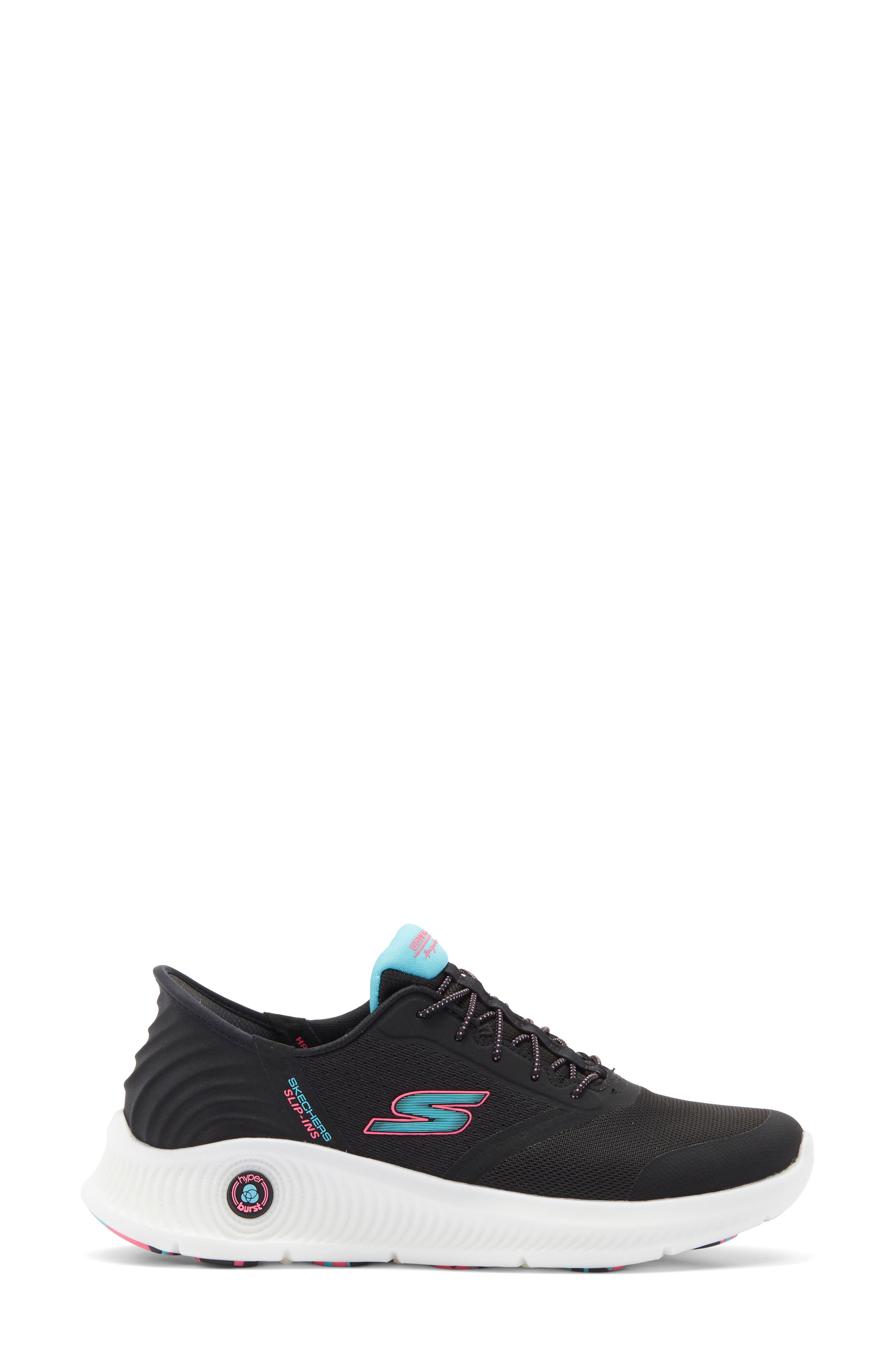 SKECHERS Slip-Ins Go Walk Anywhere Sneaker, Alternate, color, Black Multi