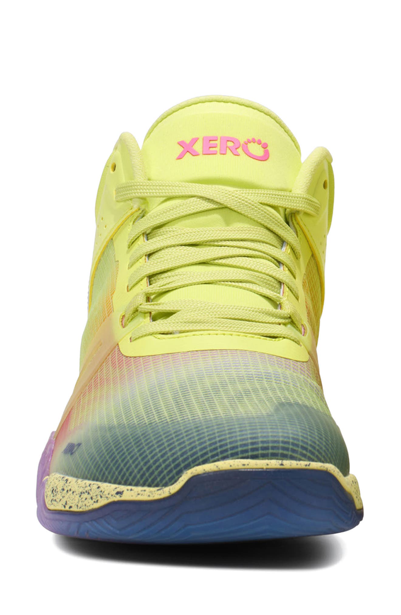 X1 Mid Basketball Shoe, Alternate, color, SUNNY LIME
