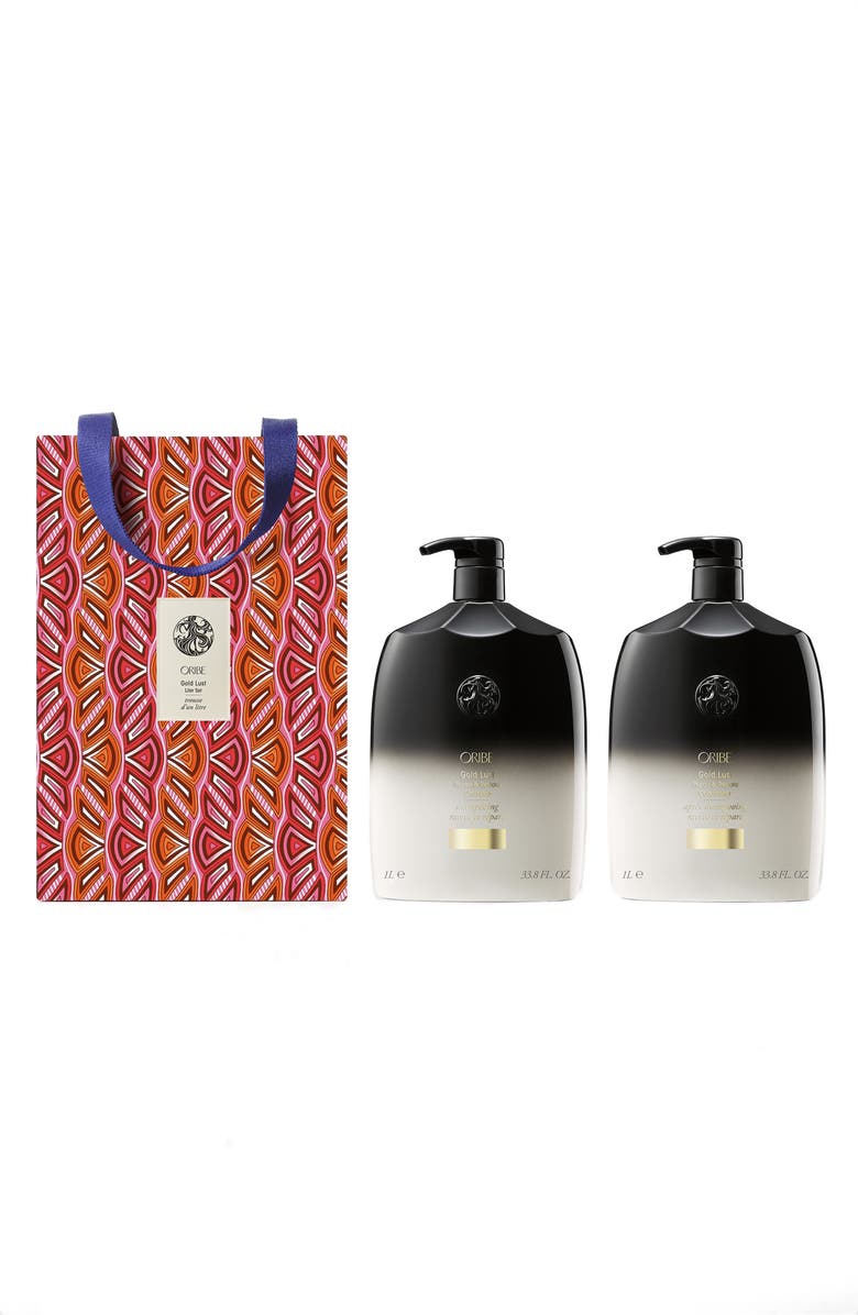 Oribe Gold Lust Liter Shampoo & Conditioner Set $366 Value, Main, color, 