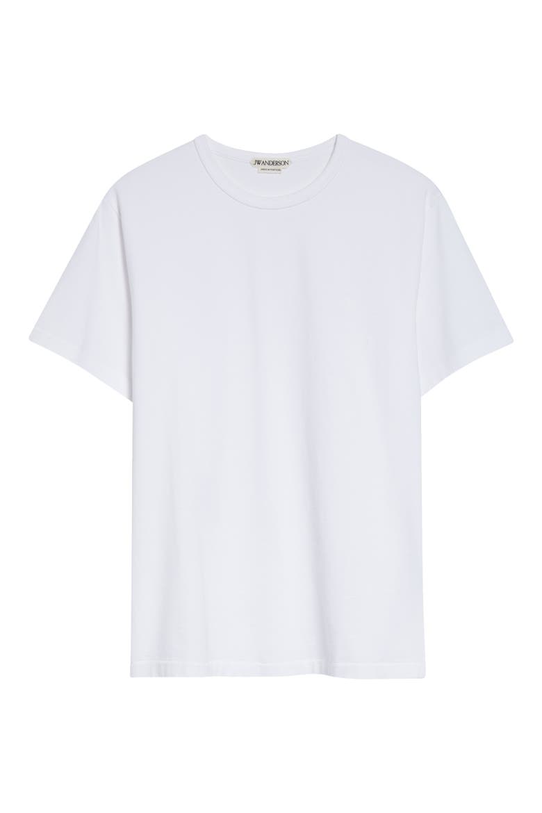 Embroidered Anchor Logo Cotton T-Shirt, Alternate, color, WHITE