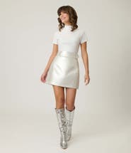 Smak Parlour Belted Mini Skirt