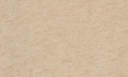 Shop Vince Boxy Wool & Cashmere Blend Sweater In Heather Marzipan